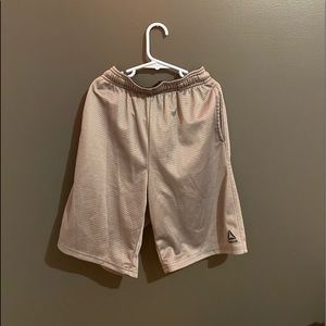 Reebok grey boys gym shorts